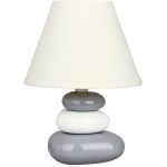 Rabalux Salem lampa biurkowa 1x40W biała/srebrna 4948