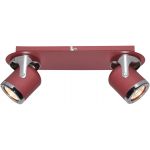 Rabalux April lampa podsufitowa 2x5W czerwona 5038