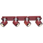 Rabalux April lampa podsufitowa 4x5W czerwona 5040