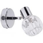 Rabalux Lauren kinkiet 1x40W przezroczysty/chrom 6091