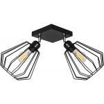 TooLight lampa podsufitowa 2x60W 392194 czarna OSW-04000