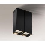 Shilo Toda lampa podsufitowa 2x35W czarna 1105