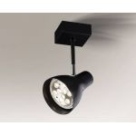 Shilo Mima lampa podsufitowa 1x15W LED czarna 2255