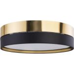 TK Lighting Hilton plafon 4x15W czarny/złoty 4345