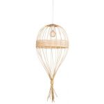 Zambelis Lighting lampa wisząca 1x40W ratan 18180