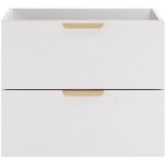 Comad Aster White szafka 60x45,6x50 cm podumywalkowa wisząca biały mat ASTER WHITE 82-60-46-2S