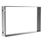 Kronenbach Alluvion/Cube 2.0 rama montażowa do szafki 130 cm lustrzanej podświetlanej aluminium NU1000033NU