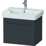 Duravit No.1 szafka 59 cm podumywalkowa wisząca grafit mat N14282049490000