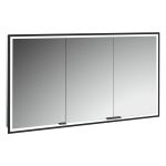 Kronenbach Cube 2.0 szafka 120x17x70 cm z lustrem wpuszczana czarny mat KB100228MB