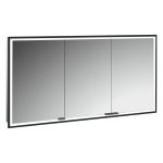 Kronenbach Cube 2.0 szafka 130x17x70 cm z lustrem wpuszczana czarny mat KB100235MB