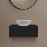 Ksuro 02 blat naszafkowy Slim 80 cm czarny mat 53003030