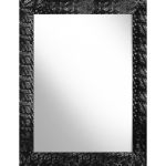 Ars Longa Rio lustro 112x62 cm prostokątne czarne RIO50100-C