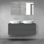 Oltens Vernal szafka 120 cm podumywalkowa wisząca grafit mat 60019400