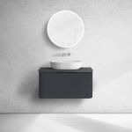 Oltens Hamnes szafka podumywalkowa 80 cm czarny mat 60023300