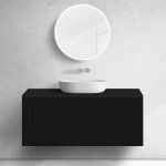 Oltens Lun szafka podumywalkowa 120 cm czarny mat 60030300