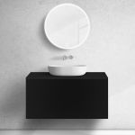 Oltens Lun szafka podumywalkowa 100 cm czarny mat 60034300