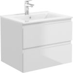 Oltens Vernal umywalka 61x46 cm meblowa prostokątna biała 41205000