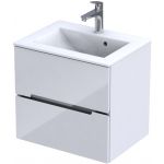 Oristo Silver szafka 60 cm podumywalkowa wisząca biały połysk OR33-SD2S-60-1