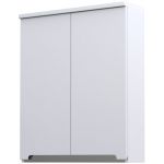 Oristo Silver szafka 60 cm wisząca górna biały połysk OR33-SG2D-60-1