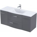 Oristo Wave szafka 120 cm podumywalkowa wisząca szary mat OR39-SD4S-120-4