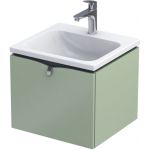 Oristo Siena szafka 50 cm podumywalkowa wisząca polny zielony mat OR45-SD1S-50-46