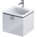 Oristo Bold szafka 50 cm podumywalkowa wisząca biały połysk OR46-SD1S-50-1