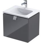Oristo Bold szafka 60 cm podumywalkowa wisząca grafit połysk OR46-SD1S-60-5-SW