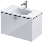 Oristo Bold szafka 80 cm podumywalkowa wisząca biały połysk OR46-SD1S-80-1-SW