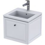 Oristo Montebianco szafka 50 cm podumywalkowa wisząca biały mat OR47-SD1S-50-2