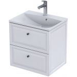Oristo Montebianco szafka 60 cm podumywalkowa wisząca biały mat OR47-SD2S-60-2