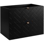 Rodan Trend szafka 80x46x60,7 cm podumywalkowa wisząca czarna