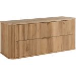 Rodan Elegance szafka z blatem 120,4x41,5x51,7 cm podumywalkowa wisząca dąb