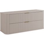 Rodan Elegance szafka z blatem 120,4x41,5x51,7 cm podumywalkowa wisząca beżowa