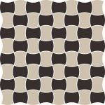 Paradyż Modernizm mozaika ścienno-podłogowa 30,9x30,9 cm prasowana mix C czarny/szary