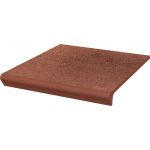 Paradyż Taurus stopnica 30x33 cm prosta kapinos STR brązowy mat