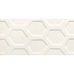 Tubądzin All in white płytka ścienna 29,8x59,8 cm STR biała PS-01-156-0298-0598-1-007
