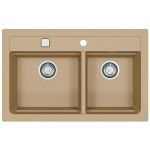 Alveus Atrox 50 zlewozmywak granitowy 79x50 cm beżowy 1132000