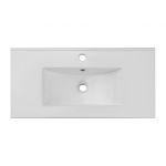 Comad Dance White umywalka 81x40 cm prostokątna nablatowa biała CFP-8009DANCE80DP