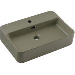 Comad Trust 2 umywalka 55x38 cm prostokątna nablatowa zielona TRUST 2 OLIVER GREEN ( E-6282 )