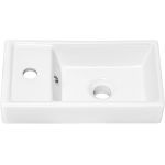 Comad Veda umywalka 40x22 cm prostokątna meblowa biała UM-VEDEA40