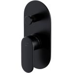 Cersanit Crea bateria wannowo-prysznicowa podtynkowa czarna S951-322