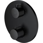 Cersanit Zen bateria wannowo-prysznicowa podtynkowa termostatyczna kompletna czarny mat S951-567