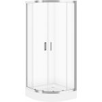 Cersanit Arteco kabina prysznicowa 80x80 cm półokrągła chrom/szkło przezroczyste S157-001
