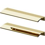 Excellent Blanko uchwyty do szafki podumywalkowej 2 szt. złoty połysk MLEX.6303.SET.GL
