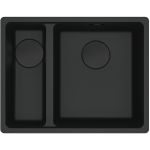 Franke Maris MRG 160-34-15SBL zlewozmywak 52x40 cm Fragranite czarny mat 125.0697.756