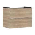 Hansgrohe Xelu Q szafka 78 cm podumywalkowa wisząca naturalny dąb/chrom 54029000