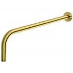 Kohlman Experience Brushed Gold ramię prysznicowe 40 cm ścienne złoty szczotkowany WNEGDB