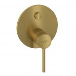 Kludi Bozz bateria wannowo-prysznicowa podtynkowa złoty szczotkowany 38759N076