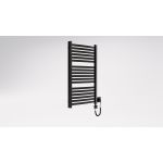 Luxrad Kastor Elektro grzejnik elektryczny 76,5x48 cm czarny KAST765480S040ERG