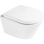 Zestaw Oltens Jog miska WC wisząca PureRim z powłoką SmartClean z deską wolnoopadającą 42504000